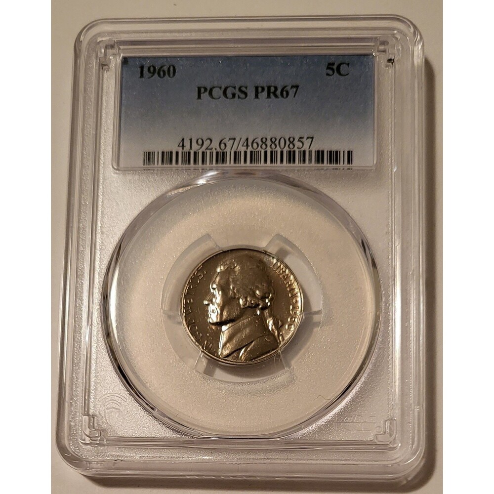 1960 Jefferson Nickel Proof PR67 PCGS